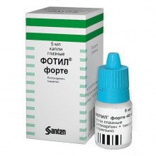 Buy Fotil forte eye drops 40 mg/ml + 5 mg/ml 5 ml