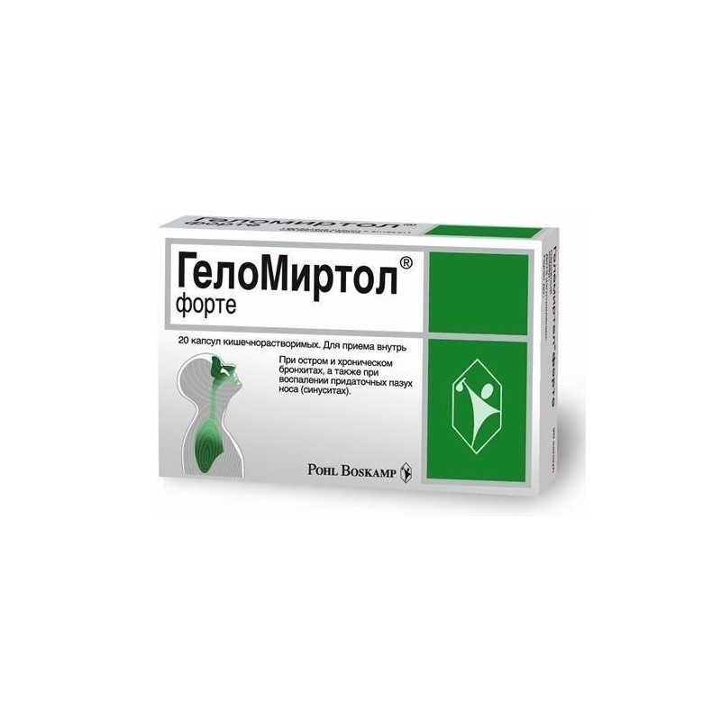 Buy GeloMyrtol® capsules 300 mg, 20 pcs